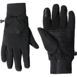 THE NORTH FACE Men’s Front Range Glove | Touchscreen Compatible, Water Repellent, Padded Leather Palms, Fleece Lining(Tnf Black Heather)