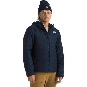 THE NORTH FACE Men’s Junction Insulated Hoodie | Water Resistant With Heatseeker Insulation, 3-piece Hood & Zip Pockets(Summit Navy)