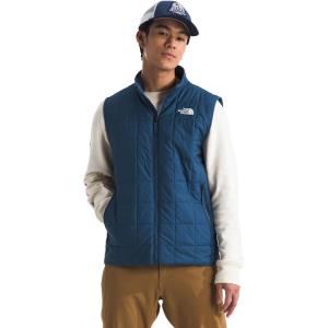 THE NORTH FACE Men’s Junction Insulated Vest | Water Resistant With Heatseeker Insulation, Stretch Bindings & Zip Pockets(Shady Blue)