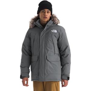 THE NORTH FACE Men’s McMurdo Parka Waterproof Winter Jacket, 600 Fill Waterfowl Down Insulation, Adjustable 3 Piece Hood(Smoked Pearl/Smoked Pearl)