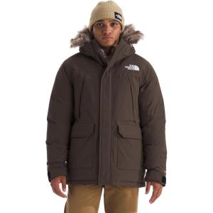 THE NORTH FACE Men’s McMurdo Parka Waterproof Winter Jacket, 600 Fill Waterfowl Down Insulation, Adjustable 3 Piece Hood(Smokey Brown)