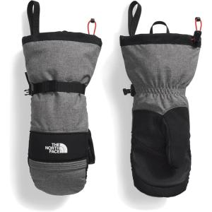 THE NORTH FACE Men’s Montana Ski Mitt | Touchscreen Compatible, Water & Wind Resistant, Adjustable Shockcord Hem(Tnf Medium Grey Heather)