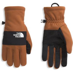 THE NORTH FACE Men’s Sierra Fleece Etip Glove | Touchscreen Compatible, Silicone Gripper Dots, Pairing Clip(Burnt Umber)