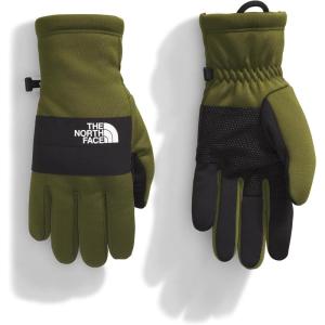 THE NORTH FACE Men’s Sierra Fleece Etip Glove | Touchscreen Compatible, Silicone Gripper Dots, Pairing Clip(Forest Olive)