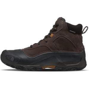 THE NORTH FACE Men’s Snowfuse Winter Boot | Insulated & Waterproof, Lightweight Shell, Durable Sole(Coffee Brown/Tnf Black)