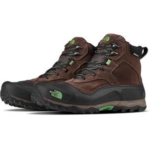 THE NORTH FACE Men’s Snowfuse Winter Boot | Insulated & Waterproof, Lightweight Shell, Durable Sole(Ganache Brown/Sullivan Green)
