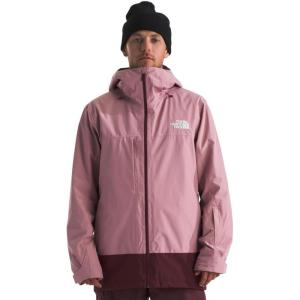 THE NORTH FACE Men’s Thermoball Eco Snow Triclimate Waterproof Insulated Ski Jacket | Helmet Compatible, Powder Skirt(Mauve/Alpine Plum)