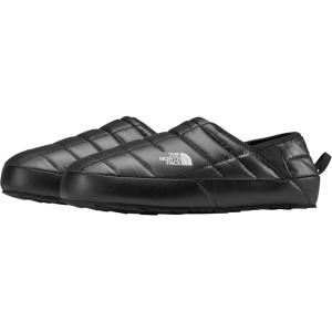 THE NORTH FACE Men’s Thermoball Traction Mule V Winter Shoe | Insulated & Water Repellent, Rubber Outsole(Tnf Black/Tnf White)