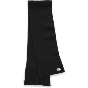THE NORTH FACE TNF Logo Box Scarf | Winter Scarf for Fashion & Outdoors, Soft & Recycled Rib Knit Fabric(Tnf Black)