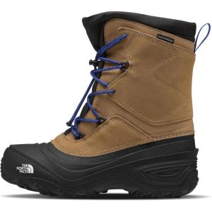 THE NORTH FACE Teen Alpenglow V Waterproof Boot(Utility Brown/Tnf Blue)