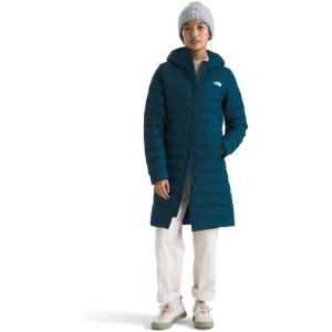 THE NORTH FACE Women’s Aconcagua Parka | Wind Resistant, Water Repellent, 600 Fill Waterfowl Down Insulation(Midnight Petrol)