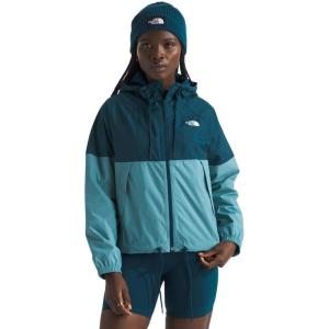 THE NORTH FACE Women’s Antora Rain Hoodie (Standard and Plus Size)(Midnight Petrol/Algae Blue)