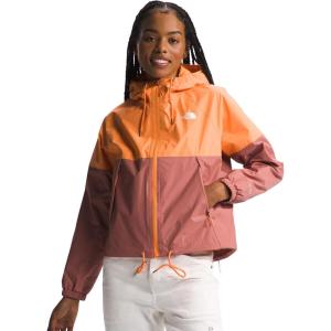 THE NORTH FACE Women’s Antora Rain Hoodie (Standard and Plus Size)(Peach Granite/Light Mahogany)