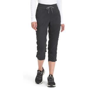 THE NORTH FACE Women’s Aphrodite 2.0 Capri | Moisture Wicking Jogger Pants, Water Repellent, UPF 40+, Rib Knit Waistband(Asphalt Grey)