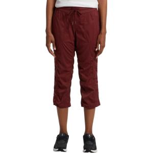 THE NORTH FACE Women’s Aphrodite 2.0 Capri | Moisture Wicking Jogger Pants, Water Repellent, UPF 40+, Rib Knit Waistband(Sumac)