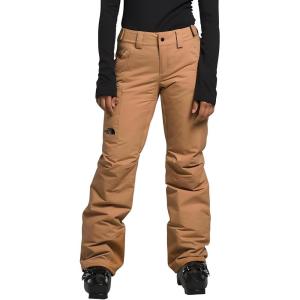 THE NORTH FACE Women’s Freedom Insulated Pant (Standard & Plus Size) | Waterproof for Snow Sports, Gaiters, Adjustable Waist(Almond Butter)