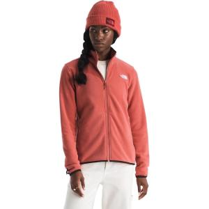 THE NORTH FACE Women’s Glacier Fleece Jacket | Zippered Hand Pockets & Stretch Binding on the Collar, Cuffs & Hem(Mars Dust)