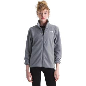 THE NORTH FACE Women’s Glacier Fleece Jacket | Zippered Hand Pockets & Stretch Binding on the Collar, Cuffs & Hem(Tnf Mid Grey Heather)