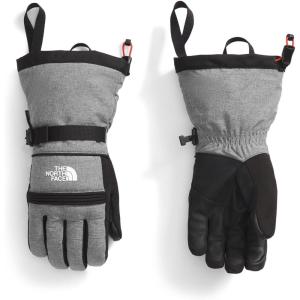 THE NORTH FACE Women’s Montana Ski Glove |Touchscreen Compatible, Water & Wind Resistant, Adjustable Shockcord Hem(Tnf Medium Grey Heather)