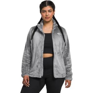 THE NORTH FACE Women’s Osito Full Zip Fleece Jacket (Standard & Plus Size) | Soft Fleece With Embroidered Logo(Meld Grey-npf)