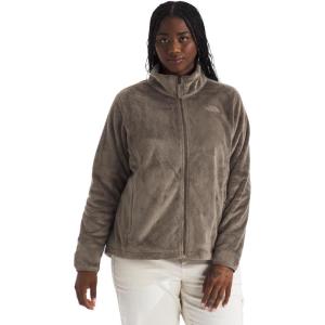 THE NORTH FACE Women’s Osito Full Zip Fleece Jacket (Standard & Plus Size) | Soft Fleece With Embroidered Logo(Mocha Brown)