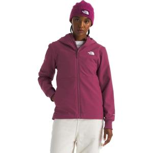 THE NORTH FACE Women’s Shelbe Raschel Fleece Hooded Jacket (Standard & Plus Size) | Fleece Lining, Wind & Water Resistant(Cyber Berry)
