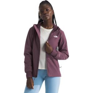 THE NORTH FACE Women’s Shelbe Raschel Fleece Hooded Jacket (Standard & Plus Size) | Fleece Lining, Wind & Water Resistant(Midnight Mauve)