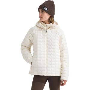 THE NORTH FACE Women’s Thermoball Hooded Jacket(White Dune)