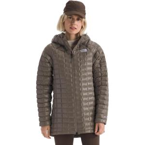 THE NORTH FACE Women’s Thermoball Hooded Parka (Standard & Plus Size) | High Loft Insulation, Wind & Water Resistant(Mocha Brown)