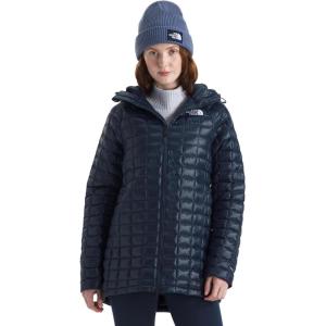 THE NORTH FACE Women’s Thermoball Hooded Parka (Standard & Plus Size) | High Loft Insulation, Wind & Water Resistant(Summit Navy)