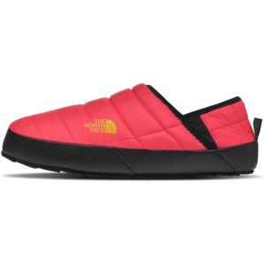 THE NORTH FACE Women’s Thermoball Traction Mule V Winter Shoe | Insulated & Water Repellent, Rubber Outsole(Brilliant Coral/Tnf Black)