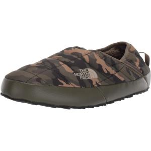 THE NORTH FACE Women’s Thermoball Traction Mule V Winter Shoe | Insulated & Water Repellent, Rubber Outsole(Green Nwtpgn Brntolvgnwdlndcmpt Gx1)