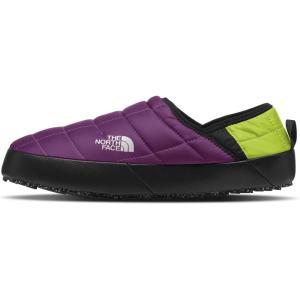 THE NORTH FACE Women’s Thermoball Traction Mule V Winter Shoe | Insulated & Water Repellent, Rubber Outsole(Purple Cactus Flower/Tnf Black)