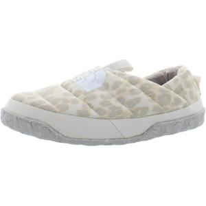 THE NORTH FACE Women’s Thermoball Traction Mule V Winter Shoe | Insulated & Water Repellent, Rubber Outsole(Silver Grey Leopard Print Silver Grey)