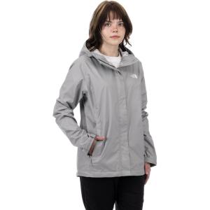 THE NORTH FACE Women’s Venture 2 Waterproof Hooded Rain Jacket | Raincoat With Breathable Dryvent 2.5l Fabric, Pit-zips(Meld Grey)