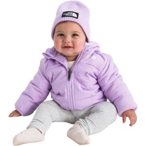 THE NORTH FACE baby-girls Reversible Shasta Full Zip Hooded Jacket(Lite Lilac)