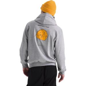THE NORTH FACE mens Evolution Sketch Logo Hoodie | 2 Piece Hood With Adjustable Drawcord, Kangaroo Hand Pocket(Tnf Pale Grey Heather)
