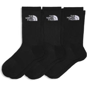 THE NORTH FACE mens Multisport Cush Crew Sock(Tnf Black)