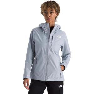 THE NORTH FACE womens Alta Vista Rain Jacket | 3 Piece Hood With Adjustable Cinch-cord, Waterproof, Breathable(Blue Flax)