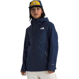 THE NORTH FACE womens Alta Vista Rain Jacket | 3 Piece Hood With Adjustable Cinch-cord, Waterproof, Breathable(Summit Navy)