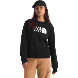 THE NORTH FACE womens Evolution Sketch Logo Half Dome Crew | Everyday Shirt With a Logo Graphic(Tnf Black)
