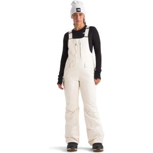 THE NORTH FACE womens Freedom Insulated Bib(White Dune)