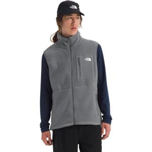 THE NOTH FACE Men’s Yumiori Vest | Lightweight Fleece Zip Up with Stretch Binding, Internal Cinch Cord & Secure Zip Pockets(Smoked Pearl)