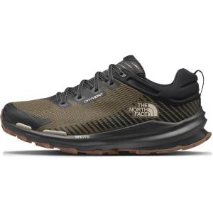 The North FACE Mens Vectiv Fastpack Waterproof Hiking Shoe | Rubber Outsole, High Traction 4mm Lug(Military Olive/Tnf Black)