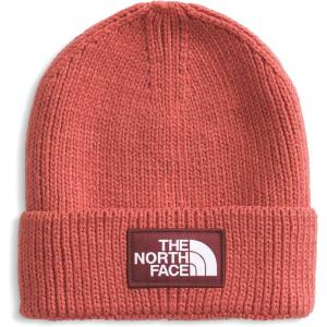 The North FACE Unisex-Adult TNF Logo Box Cuffed Beanie(Mars Dust/Sumac)