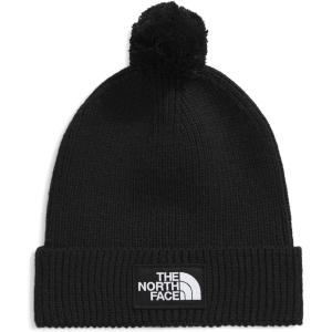 The North FACE Unisex-Adult TNF Logo Box Pom Beanie(Tnf Black)