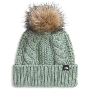 The North FACE Unisex-Baby Oh Mega Fur Pom Beanie(Slate Moss)