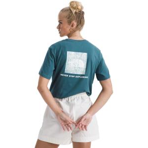The North FACE Womens Evolution Box NSE Fill Short-Sleeve Tee(Space)
