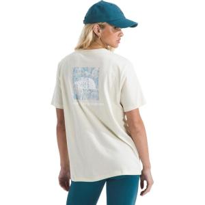 The North FACE Womens Evolution Box NSE Fill Short-Sleeve Tee(White Dune)