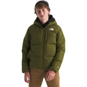 The North Face Boy’s Reversible North Down Hooded Jacket (Little Kids/Big Kids)(Forest Olive)